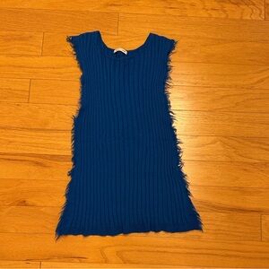 Helmut lang ribbed cashmere top